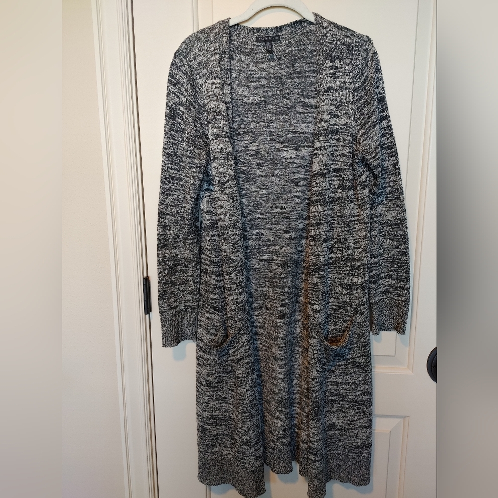 Eileen Fisher 100%Organic Linen L on Cardigan, Size M, EUC